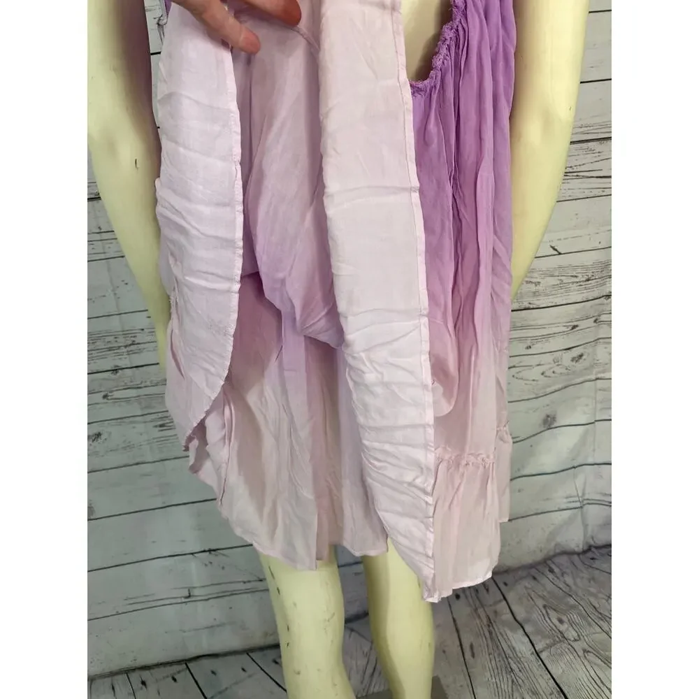 2020s Young Fabulous & Broke Lissa Ombre High-Neck Shift Dress Small NWT